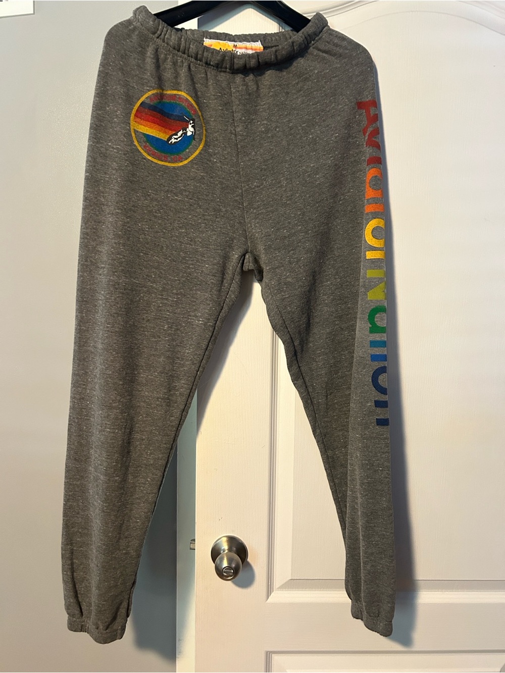 Aviator Nation jogger sweatpants multi color medium